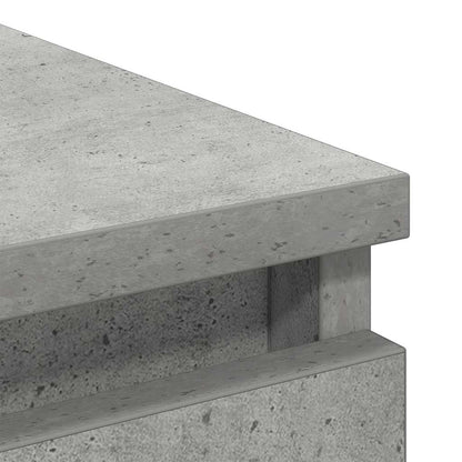 Dressoir 100x35x99 cm bewerkt hout betongrijs