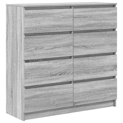 Dressoir 100x35x99 cm spaanplaat grijs sonoma