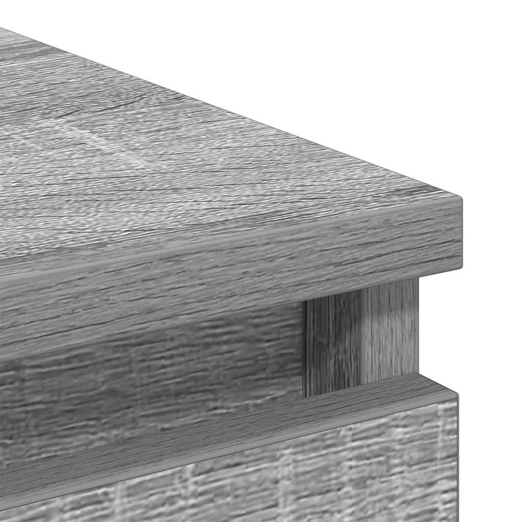 Dressoir 100x35x99 cm spaanplaat grijs sonoma