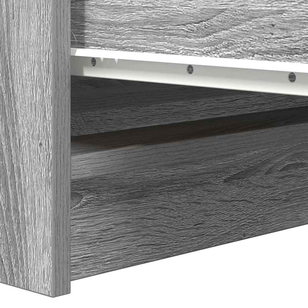 Dressoir 100x35x99 cm spaanplaat grijs sonoma