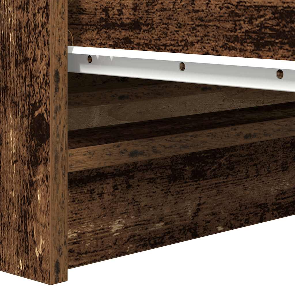 Dressoir 100x35x99 cm spaanplaat oud hout