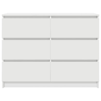 Dressoir 100x35x76 cm spaanplaat wit