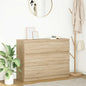 Dressoir 100x35x76 cm bewerkt hout sonoma eikenkleurig