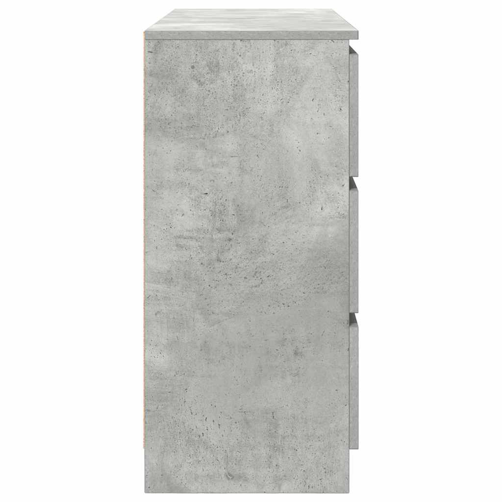 Dressoir 100x35x76 cm spaanplaat betongrijs