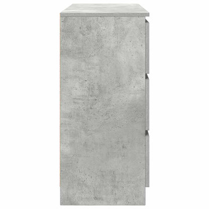 Dressoir 100x35x76 cm spaanplaat betongrijs