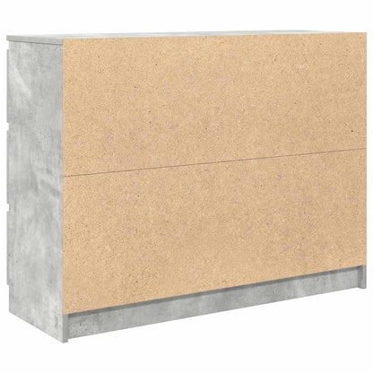 Dressoir 100x35x76 cm spaanplaat betongrijs