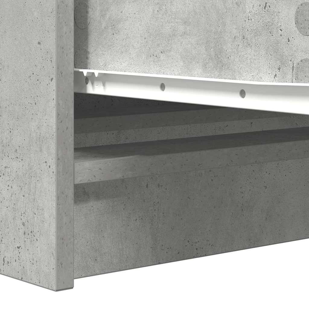 Dressoir 100x35x76 cm spaanplaat betongrijs