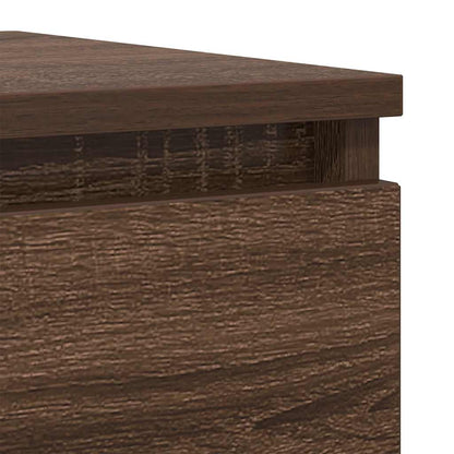 Dressoir 100x35x76 cm bewerkt hout bruin eikenkleur
