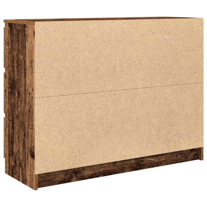 Dressoir 100x35x76 cm spaanplaat oud hout
