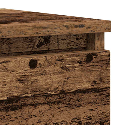 Dressoir 100x35x76 cm spaanplaat oud hout