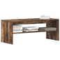 Tv-meubel 100x40x40 cm bewerkt hout gerookt eikenkleurig