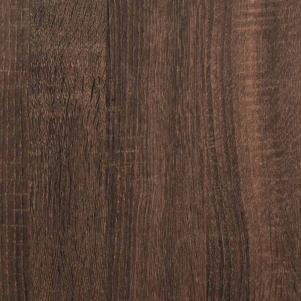 Tv-meubel 100x40x40 cm bewerkt hout bruin eikenkleur