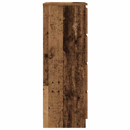 Dressoir 60x35x98,5 cm spaanplaat oud hout