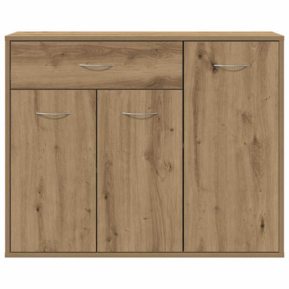 Dressoir ambachtelijk spaanplaat hout ambachtelijk eikenkleurig