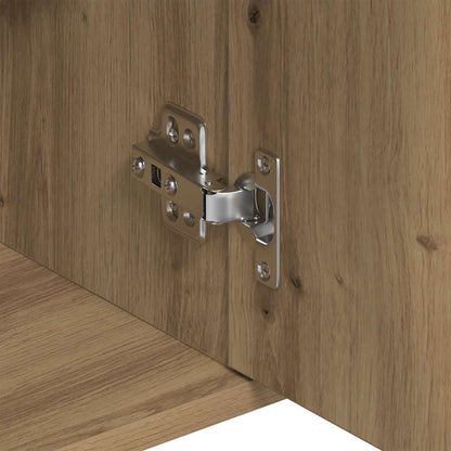 Dressoir ambachtelijk spaanplaat hout ambachtelijk eikenkleurig