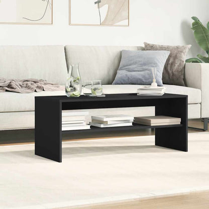 Tv-meubel 100x40x40 cm bewerkt hout zwart