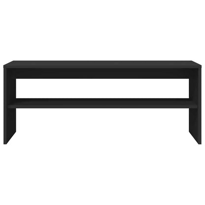 Tv-meubel 100x40x40 cm bewerkt hout zwart