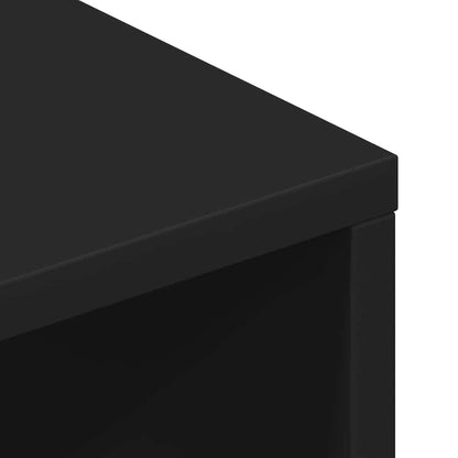 Tv-meubel 100x40x40 cm bewerkt hout zwart