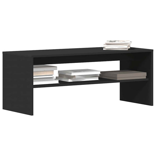 Tv-meubel 100x40x40 cm bewerkt hout zwart