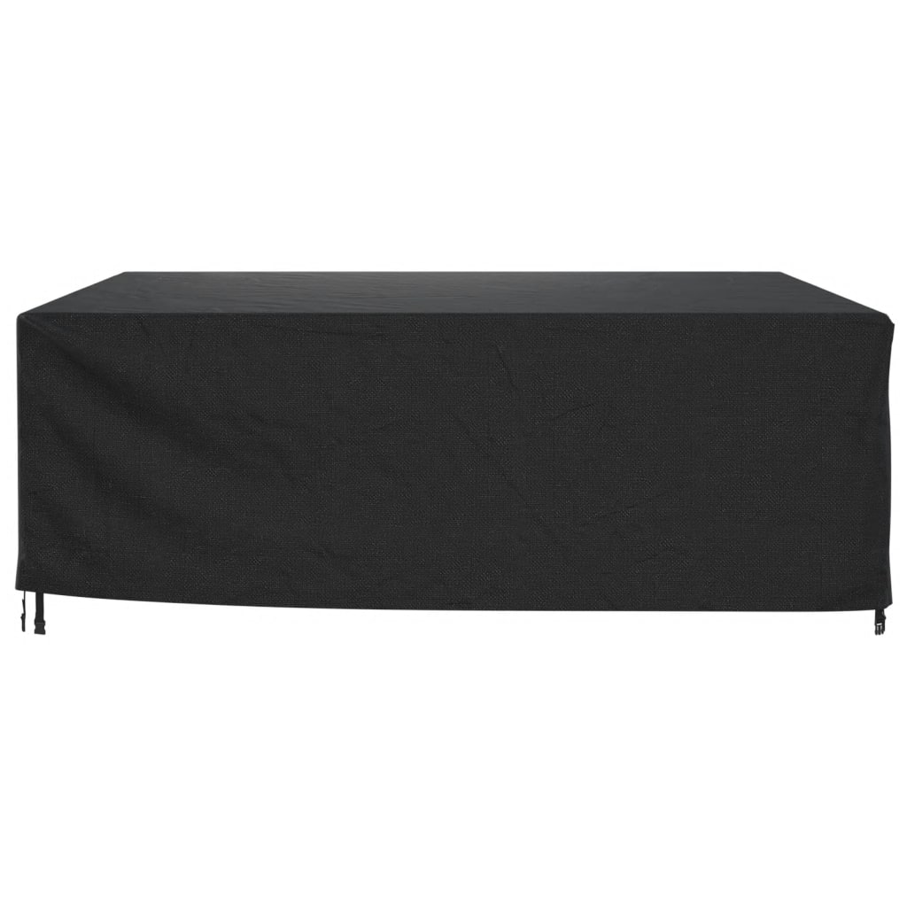 Tuinmeubelhoezen 2 st waterdicht 420D 260x260x90 cm zwart