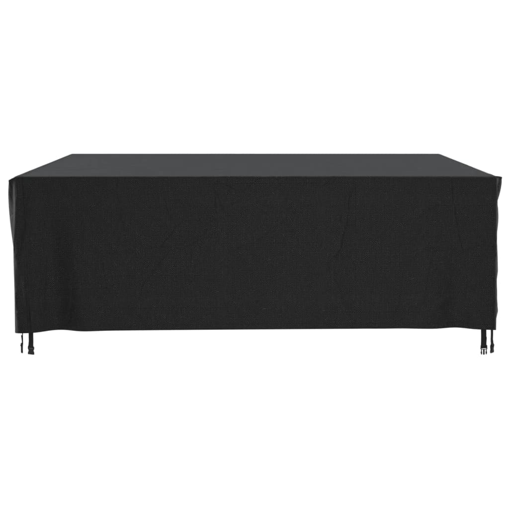 Tuinmeubelhoezen 2 st waterdicht 420D 260x260x90 cm zwart