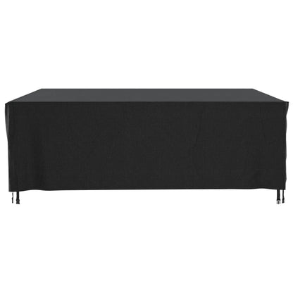 Tuinmeubelhoezen 2 st waterdicht 420D 260x260x90 cm zwart