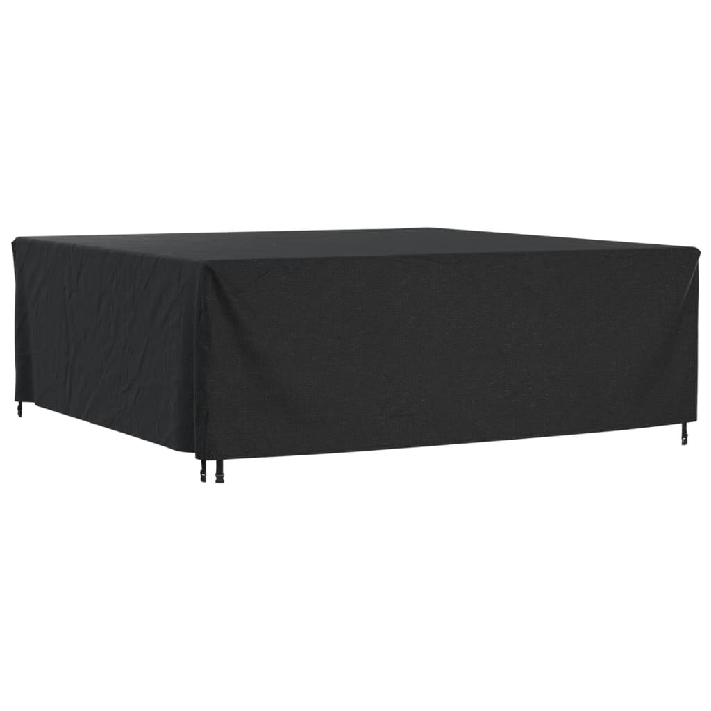 Tuinmeubelhoezen 2 st waterdicht 420D 260x260x90 cm zwart