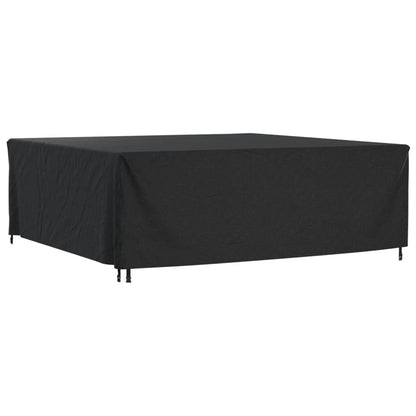 Tuinmeubelhoezen 2 st waterdicht 420D 260x260x90 cm zwart