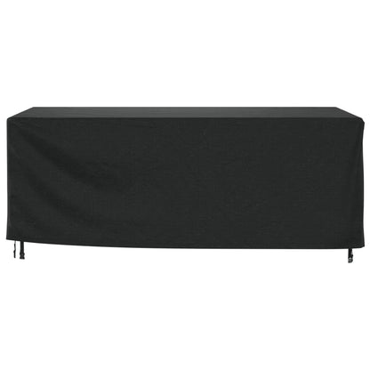 Tuinmeubelhoezen 2 st waterdicht 420D 240x140x90 cm zwart