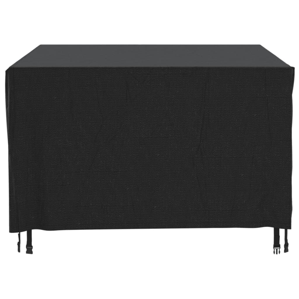 Tuinmeubelhoezen 2 st waterdicht 420D 240x140x90 cm zwart