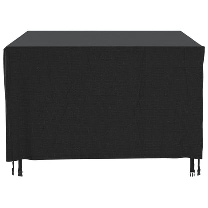 Tuinmeubelhoezen 2 st waterdicht 420D 240x140x90 cm zwart