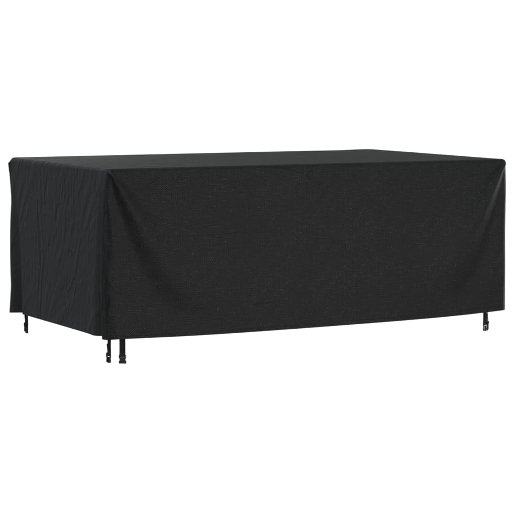 Tuinmeubelhoezen 2 st waterdicht 420D 240x140x90 cm zwart