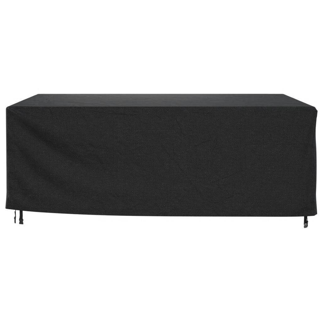 Tuinmeubelhoezen 2 st waterdicht 420D 250x210x90 cm zwart