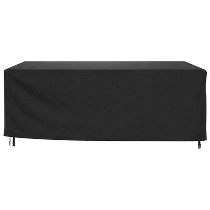 Tuinmeubelhoezen 2 st waterdicht 420D 250x210x90 cm zwart