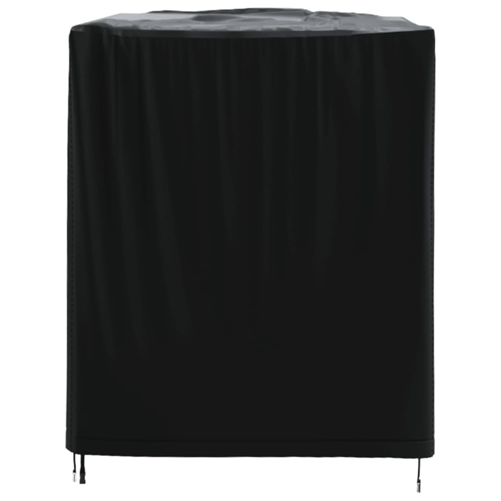 Tuinmeubelhoezen 2 st waterdicht 420D 180x70x90 cm zwart