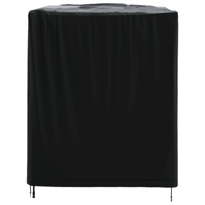 Tuinmeubelhoezen 2 st waterdicht 420D 180x70x90 cm zwart