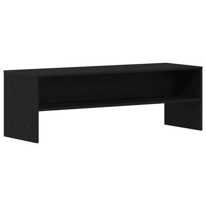 TV-meubel 120x40x40 cm spaanplaat zwart eikenkleurig