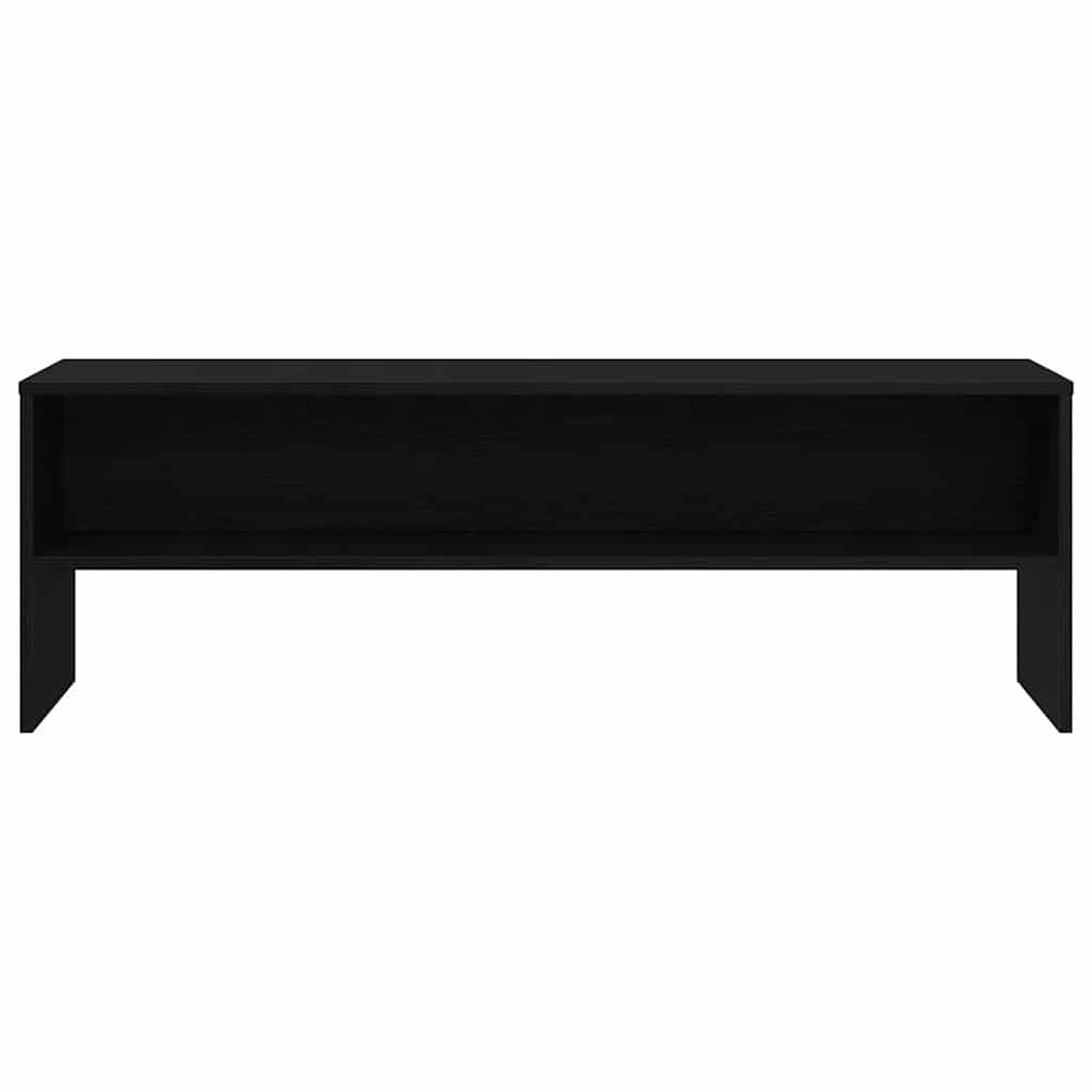 TV-meubel 120x40x40 cm spaanplaat zwart eikenkleurig