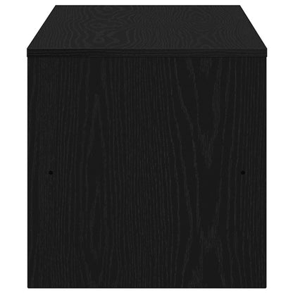 TV-meubel 120x40x40 cm spaanplaat zwart eikenkleurig