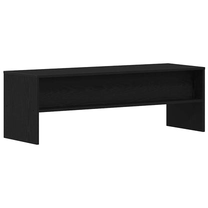 TV-meubel 120x40x40 cm spaanplaat zwart eikenkleurig