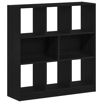 Boekenkast 97,5x29,5x100 cm spaanplaat zwart eikenkleurig