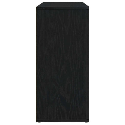 Dressoir 91x29,5x65 cm spaanplaat zwart eikenkleurig