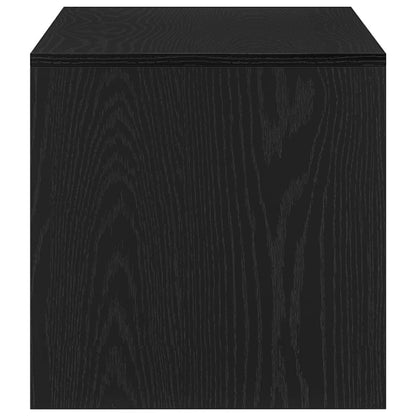Tv-meubel 100x40x40 cm spaanplaat zwart eikenkleurig