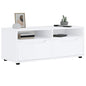 Tv-meubel VISNES 100x40x38 cm bewerkt hout wit