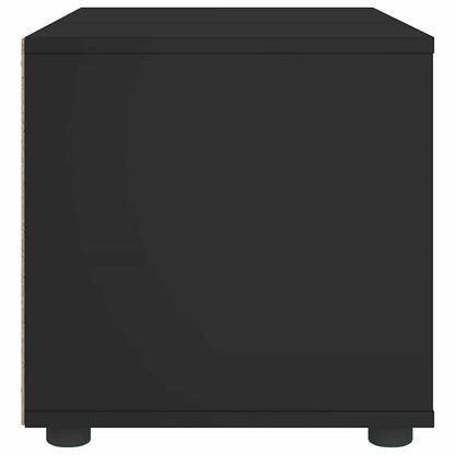 Tv-meubel VISNES 100x40x38 cm bewerkt hout zwart