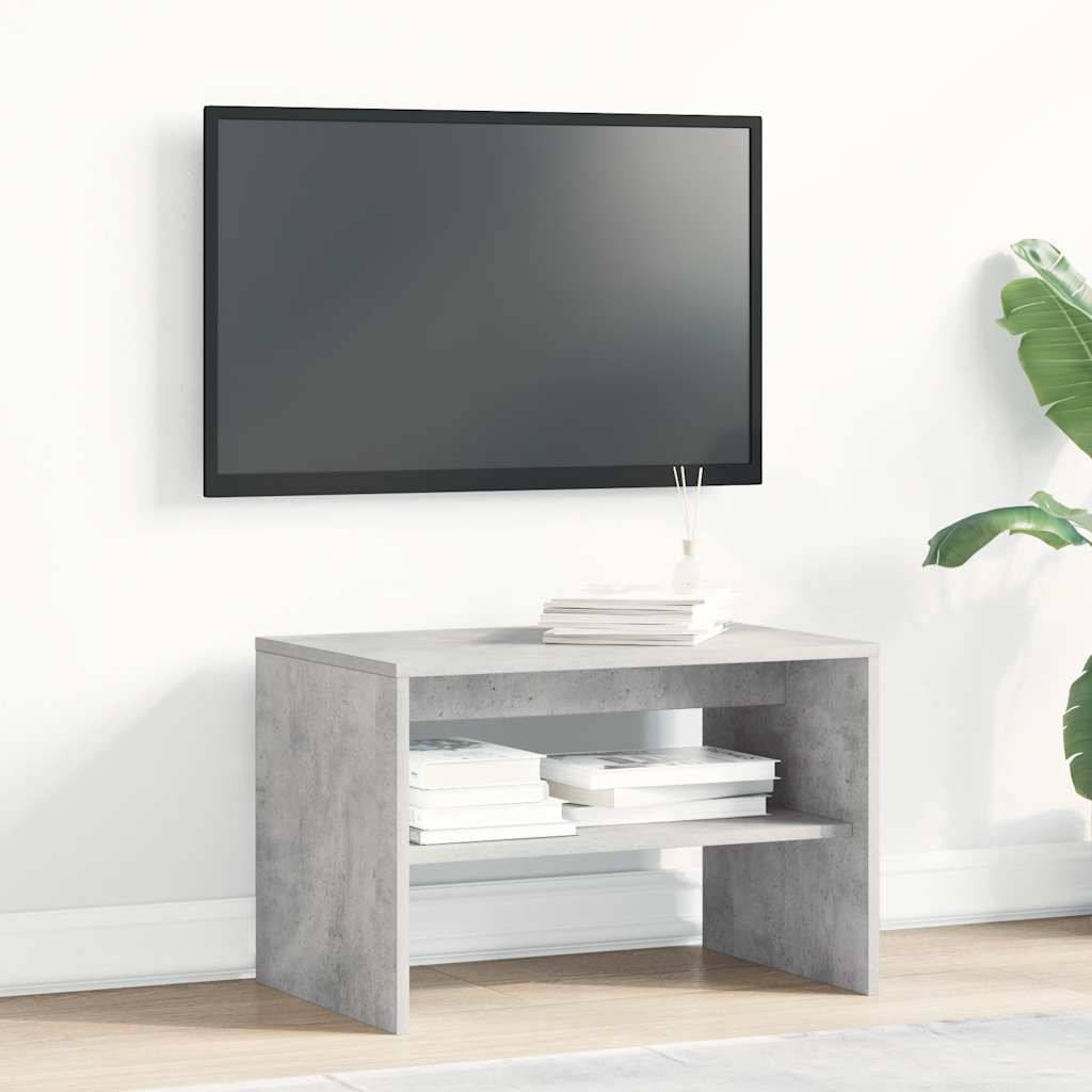 Tv-meubel 60x40x40 cm bewerkt hout betongrijs