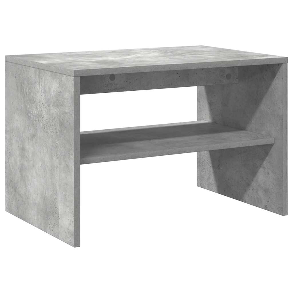 Tv-meubel 60x40x40 cm bewerkt hout betongrijs