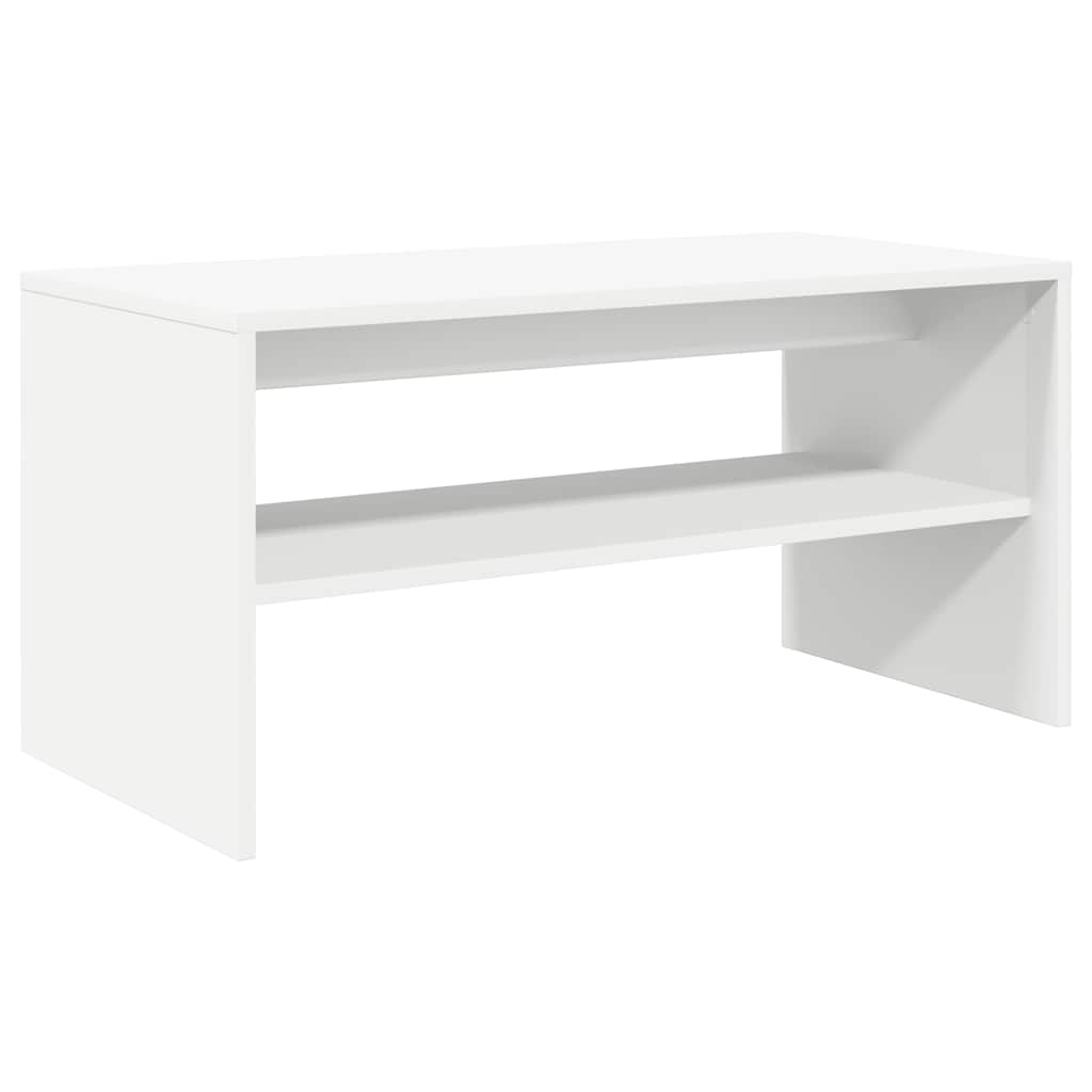 Tv-meubel 80x40x40 cm bewerkt hout wit