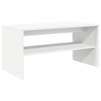Tv-meubel 80x40x40 cm bewerkt hout wit