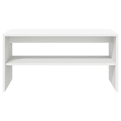 Tv-meubel 80x40x40 cm bewerkt hout wit